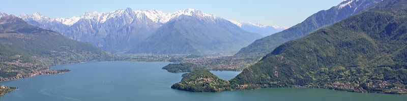 Comer See - Alto Lario - das Nordende vom Comersee