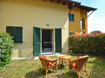 Garten der Casa Poncia - Ferienhaus Comer See